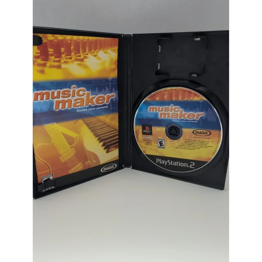 MAGIX Music Maker Sony PlayStation 2 PS2 NTSC U/C Blue Disc Complete CIB
